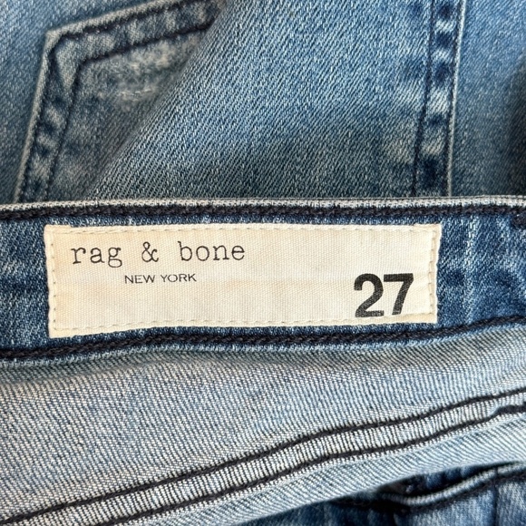 rag & bone Dre Low Rise Slim Boyfriend in Aviation Way 45028 - Picture 12 of 16